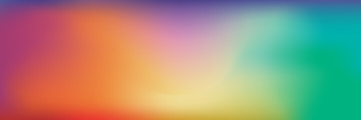 Colorful Blur Gradient Background - obrazy, fototapety, plakaty
