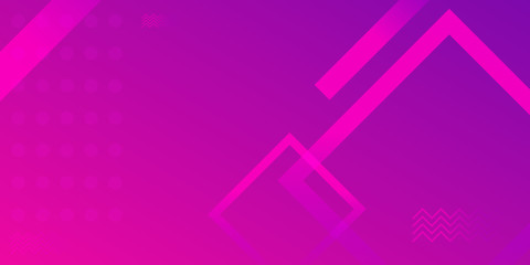 Pink purle gradient web header abstract background. Vector illustration for presentation design, banner, flyer and web template