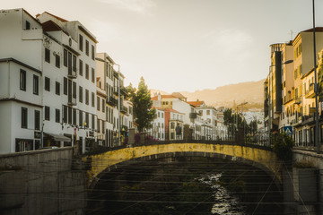 Fototapeta na wymiar Houses in Funchal, Madeira