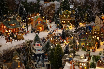 miniature christmas city