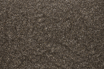 Background of Chia seeds, top view