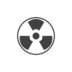 nuclear icon design vector logo template EPS 10