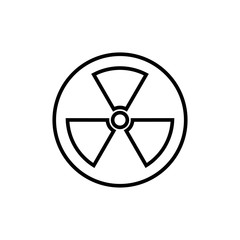 Fototapeta premium nuclear icon design vector logo template EPS 10