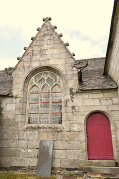 Enclos paroissial de Saint Edern dans la commune de Lannedern en Bretagne dans le Finist&egrave;re