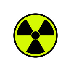 Fototapeta premium nuclear icon design vector logo template EPS 10
