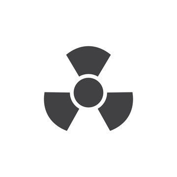 nuclear icon design vector logo template EPS 10