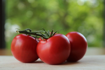 Frische Tomaten, gesunde Küche