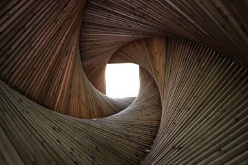 Corridoio di legno