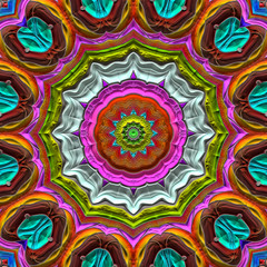 3d effect - abstract colorful polygonal geometric graphic 