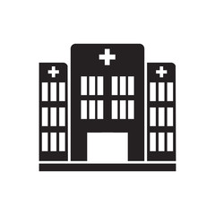 hospital icon design vector logo template EPS 10