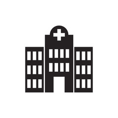 hospital icon design vector logo template EPS 10