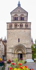 Fototapeta na wymiar Saint-Maurices Basilica in Epinal