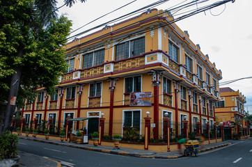 Historic buildings of Intramuros in Manila, Philippines