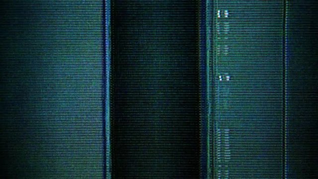 Analog retro style visuals with brightness variations, symetrical pattern and fast moving detailed pattern.