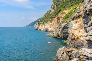 Fototapeta na wymiar Portovenere (Cinque terre) - scenic Ligurian coast, Italy