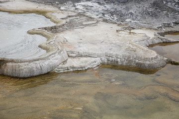 Yellow Stone Nationalpark Wyoming Mammoth Hot Springs