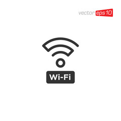 Wifi Signal Icon Design Vector