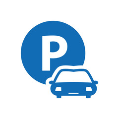 parking icon design vector logo template EPS 10