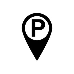 parking icon design vector logo template EPS 10