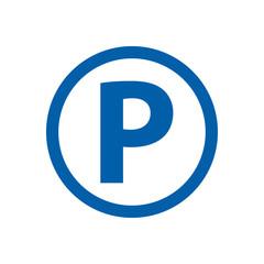 parking icon design vector logo template EPS 10