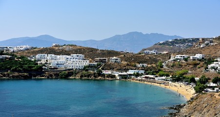 The white low rise house of Mykonos