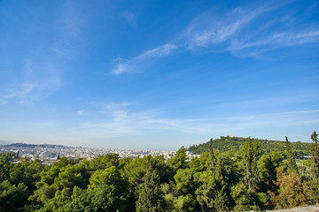 Fototapeta na wymiar Views of the city of Athens in Greece