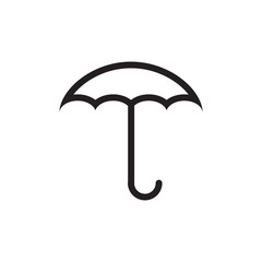 umbrella icon design vector logo template EPS 10