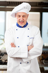 Portrait of a Chef in his Kitchen