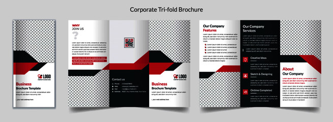 Corporate trifold brochure template