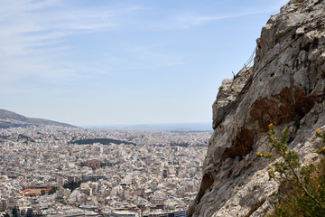Views of the city of Athens in Greece
