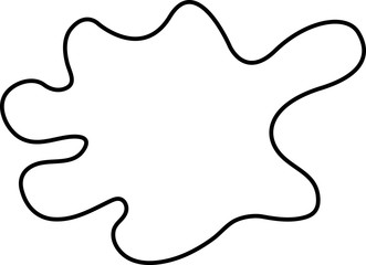vector doodle stains silhouette for theme design