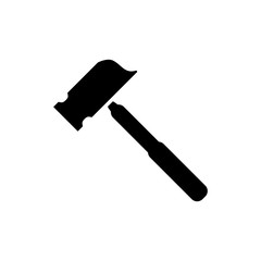 hammer icon design vector logo template EPS 10