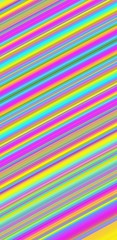 Colorful diagonal striped lines background.