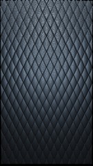 Naklejka premium 3d illustration of black and white triangular textured metallic surface background.