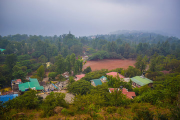 Fototapeta na wymiar panchgani Village photograph