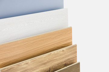 chipboards, color palette and texture laminate and parquet with copy space for advertise