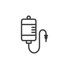 Infuse Icon Vector. Medical Drip Icon.