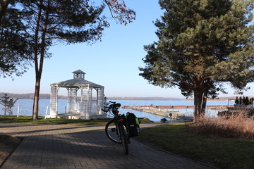 Jezioro Zegrzyńskie, trasa rowerowa