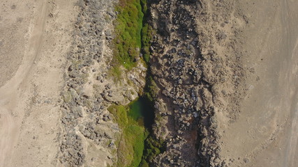 Dawn watching the waves of the sea in the Atlantic Ocean