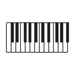 Fototapeta premium piano icon vector design logo template EPS 10