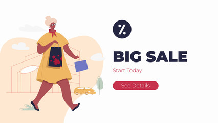 Big Sale Site Header Template