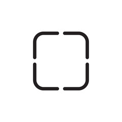 frame icon vector design logo template EPS 10