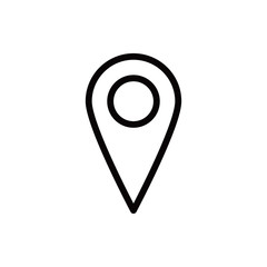 pin location icon vector design logo template EPS 10