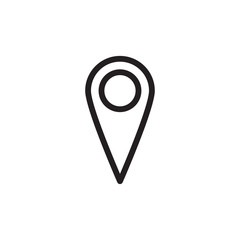 pin location icon vector design logo template EPS 10