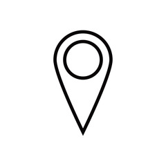 pin location icon vector design logo template EPS 10