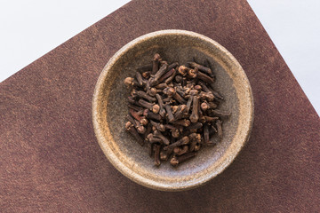 Whole Cloves in a Bowl