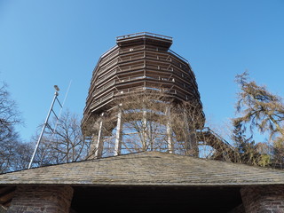 Baumwipfelpfad - Cloef - Saarschleife - Orscholz – Mettlach – Saar - Saarland  im Winter