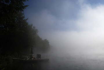 Foggy  Morning on the Lake