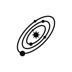 galaxy icon vector design logo template EPS 10