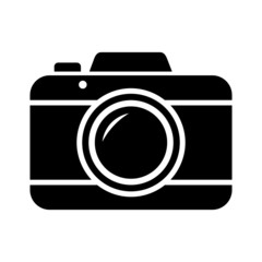 Camera icon isolated on white background. vector illustration.